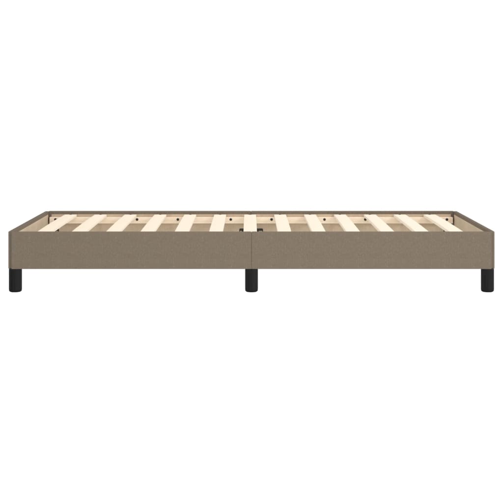 sengeramme uden madras 80x200 cm stof gråbrun