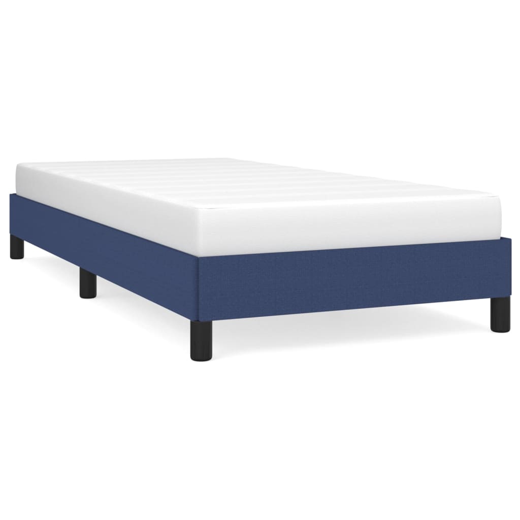 sengeramme uden madras 80x200 cm stof blå