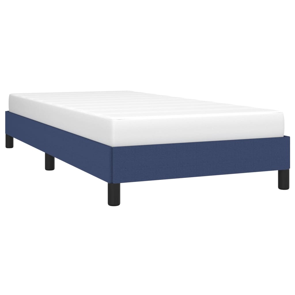 sengeramme uden madras 80x200 cm stof blå