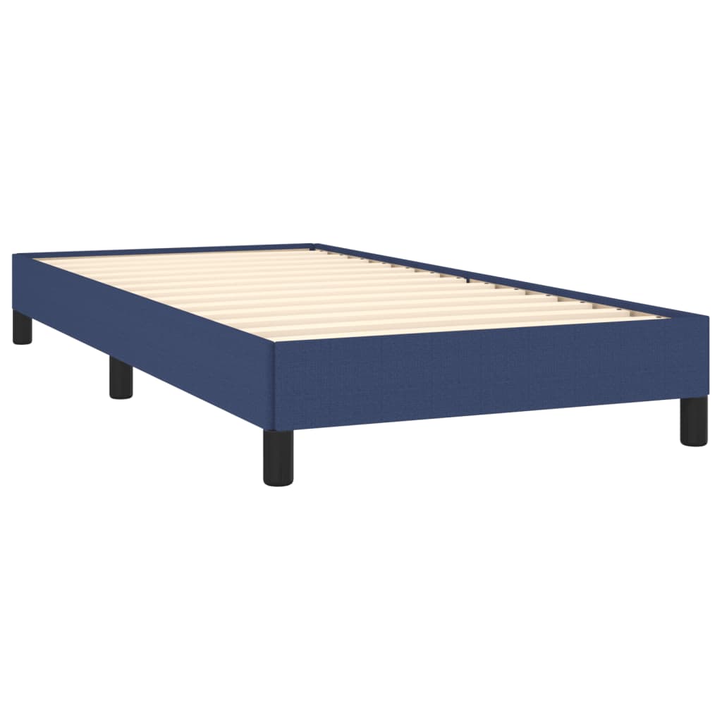 sengeramme uden madras 80x200 cm stof blå