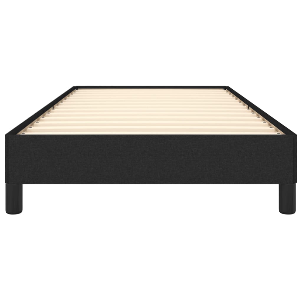 sengeramme uden madras 90x190 cm stof sort
