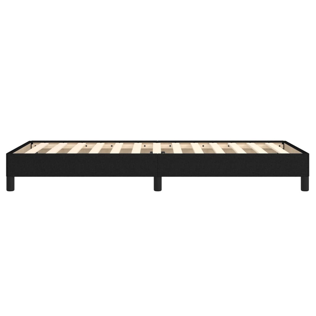 sengeramme uden madras 90x190 cm stof sort