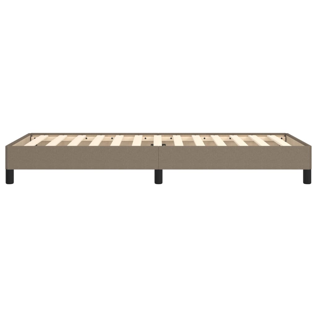 sengeramme uden madras 90x190 cm stof gråbrun