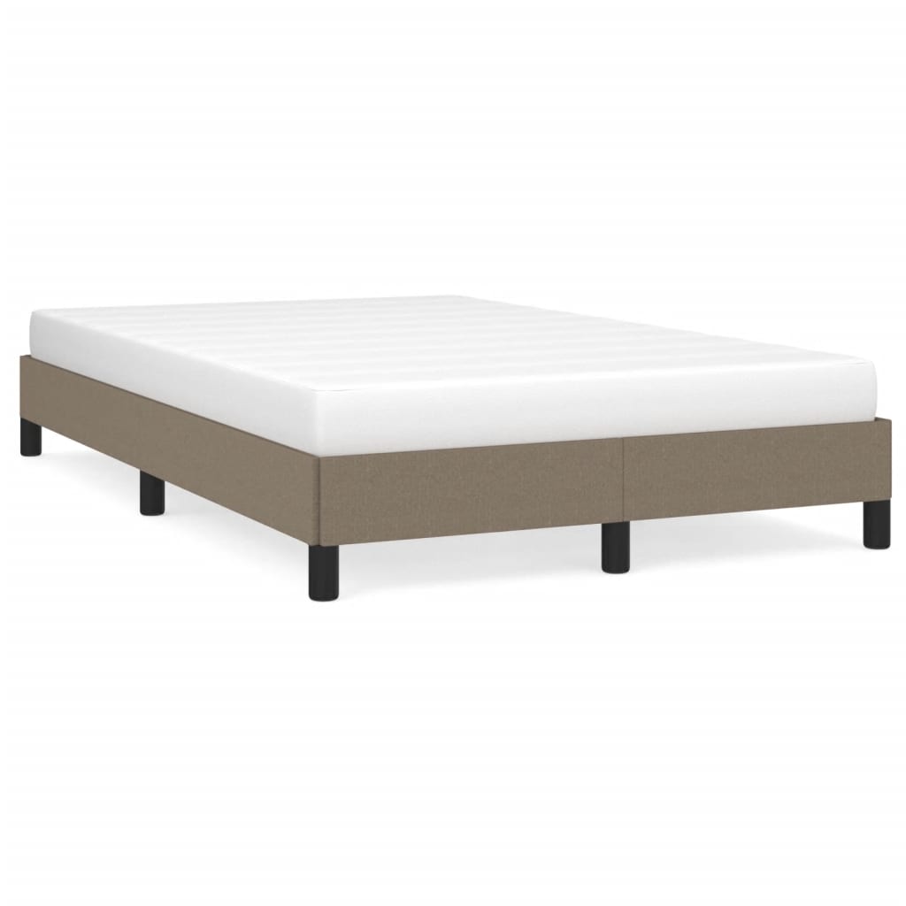 Sengeramme uden madras Taupe 120x200 cm Stof