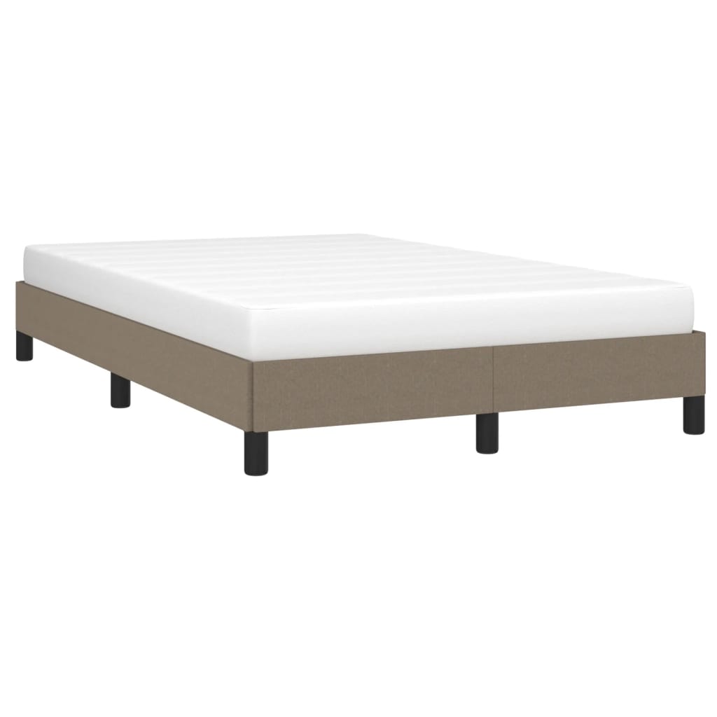 Sengeramme uden madras Taupe 120x200 cm Stof
