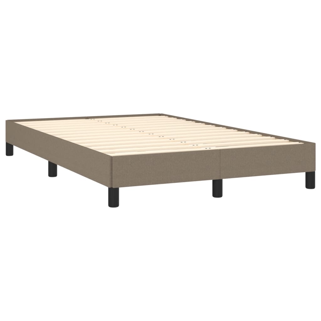 Sengeramme uden madras Taupe 120x200 cm Stof