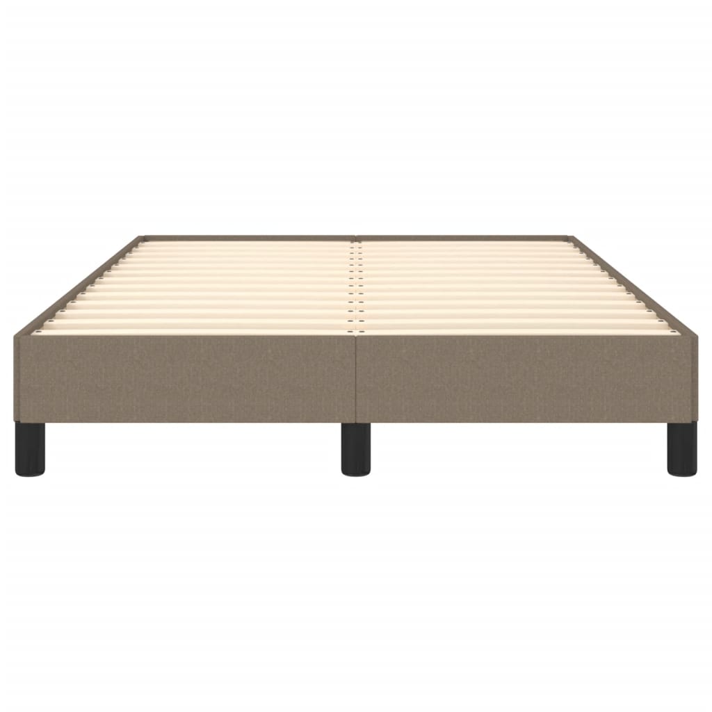 Sengeramme uden madras Taupe 120x200 cm Stof
