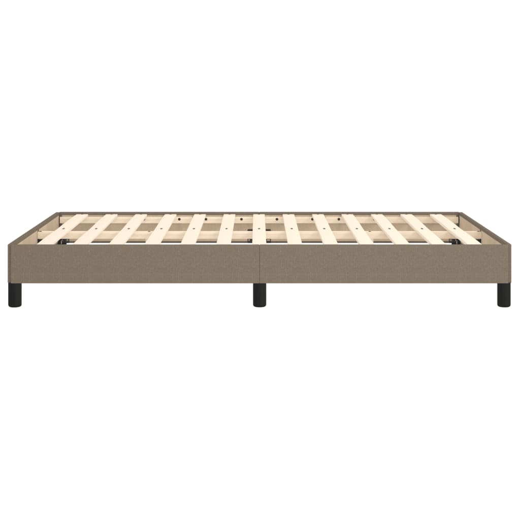Sengeramme uden madras Taupe 120x200 cm Stof