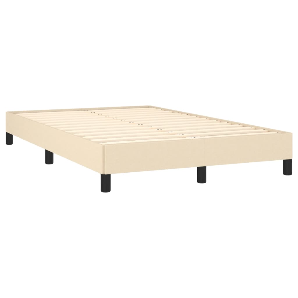 Sengeramme uden madras Creme 120x200 cm Stof