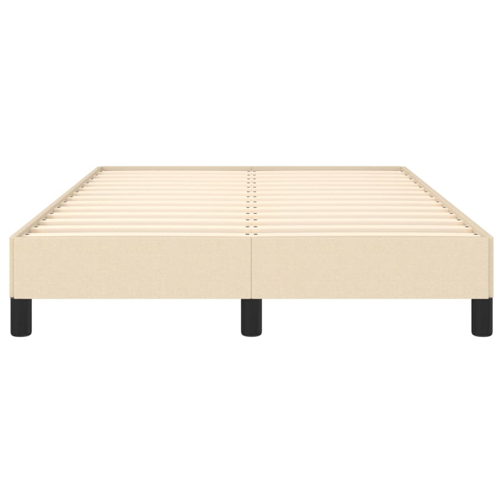Sengeramme uden madras Creme 120x200 cm Stof