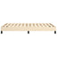 Sengeramme uden madras Creme 120x200 cm Stof