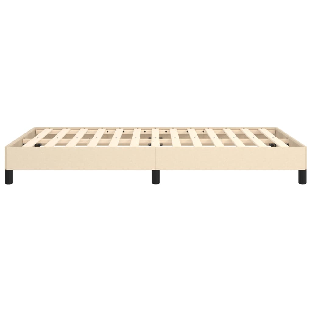 Sengeramme uden madras Creme 120x200 cm Stof