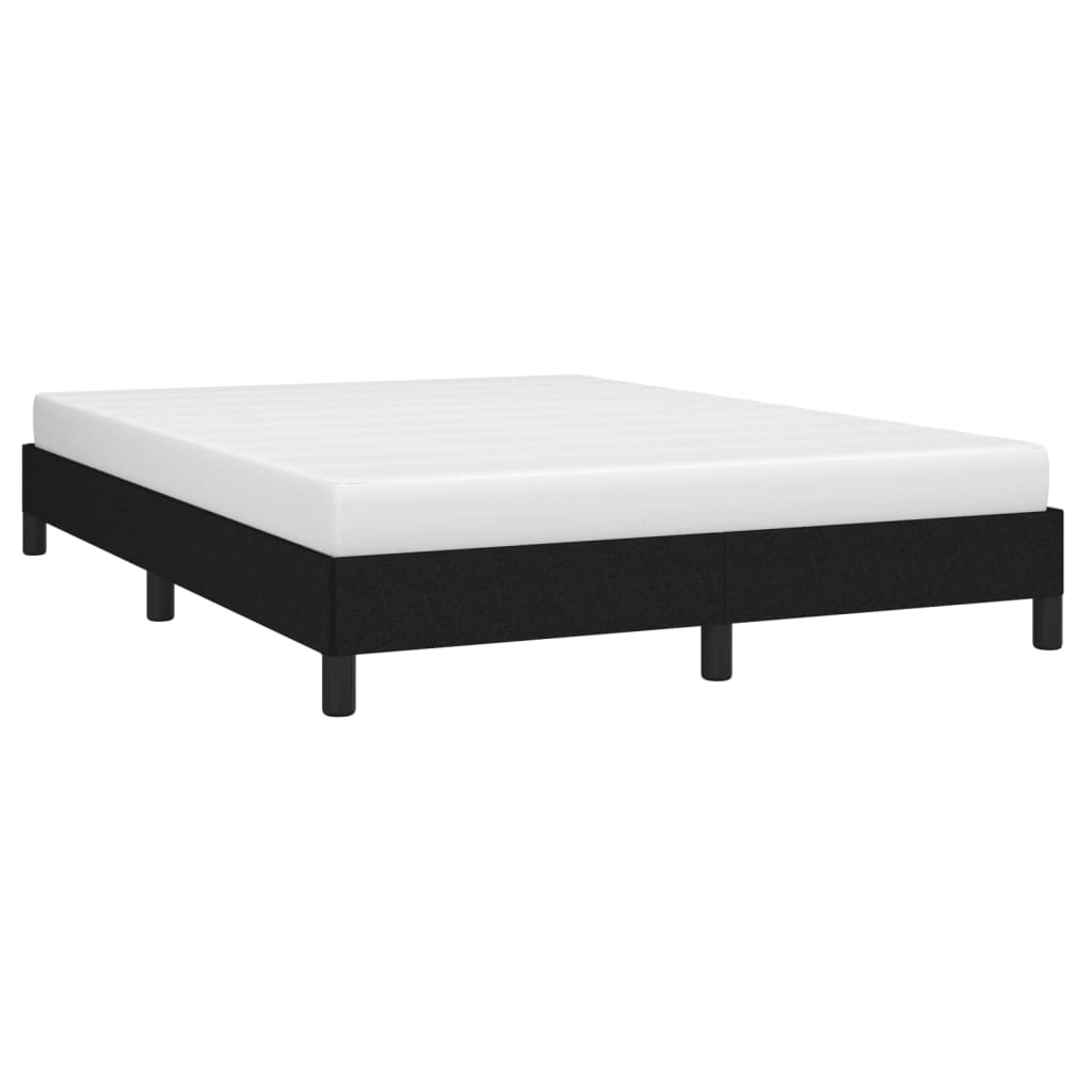 sengeramme uden madras 140x190 cm stof sort