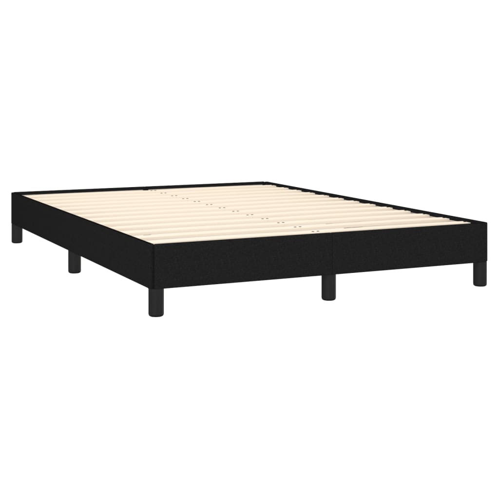 sengeramme uden madras 140x190 cm stof sort