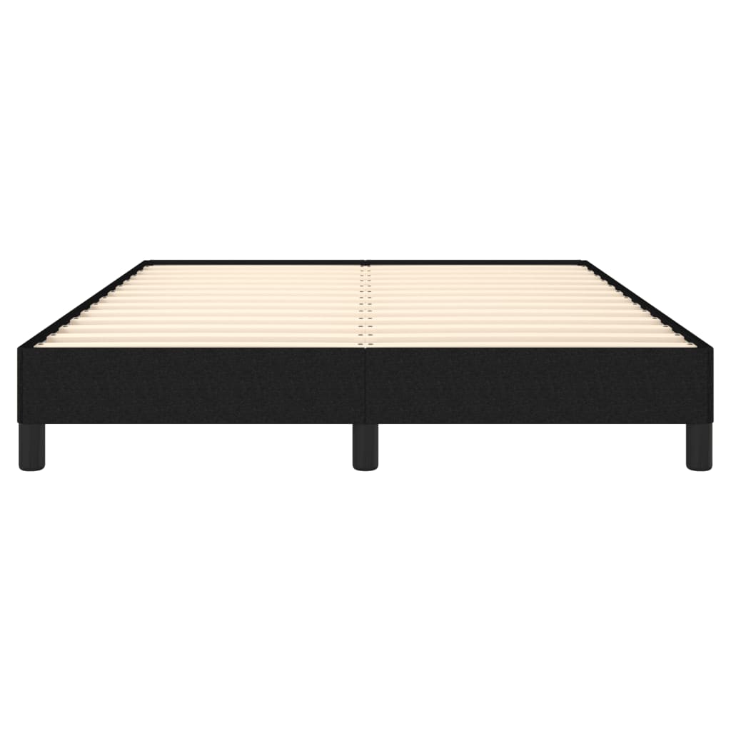 sengeramme uden madras 140x190 cm stof sort