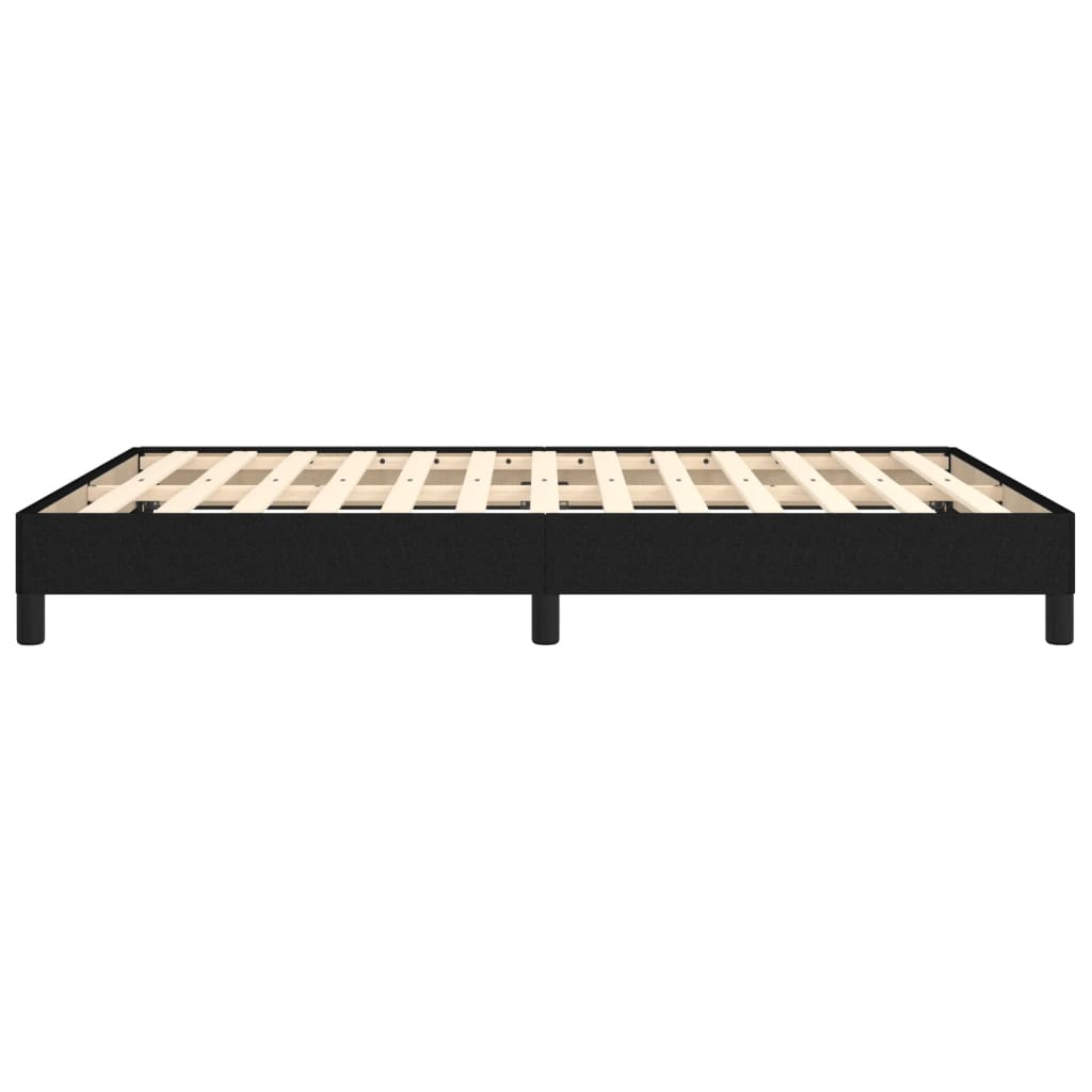 sengeramme uden madras 140x190 cm stof sort