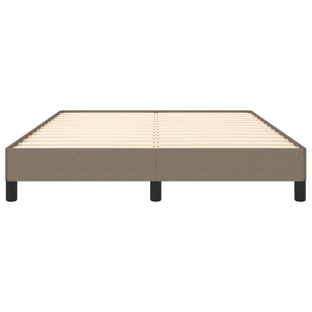 sengeramme uden madras 140x190 cm stof gråbrun