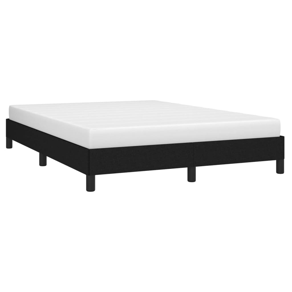 sengeramme uden madras 140x200 cm stof sort