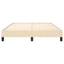 sengeramme uden madras 140x200 cm stof cremefarvet