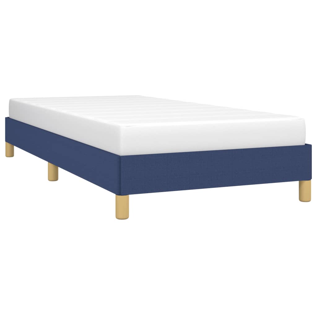 sengeramme uden madras 80x200 cm stof blå