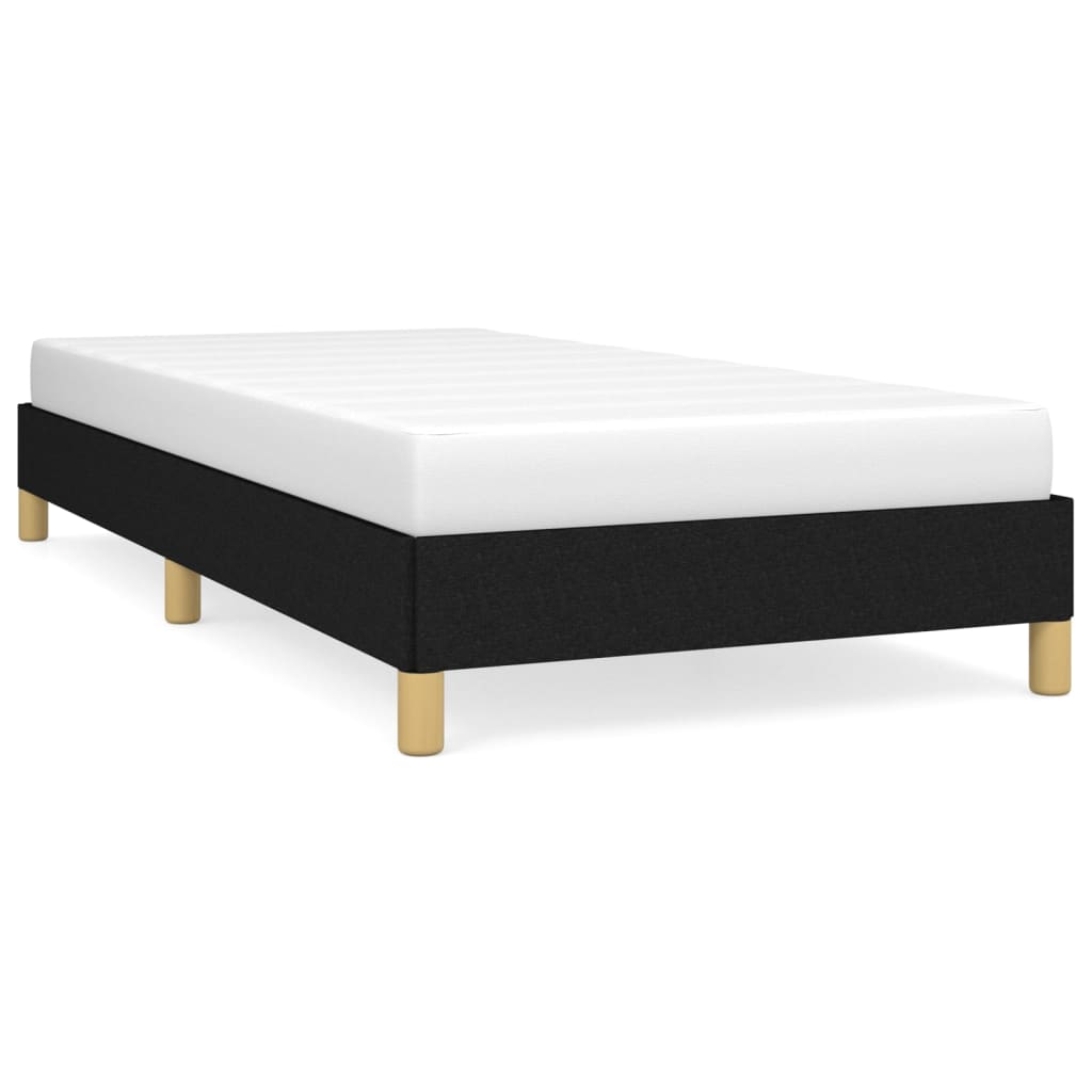 sengeramme uden madras 90x190 cm stof sort