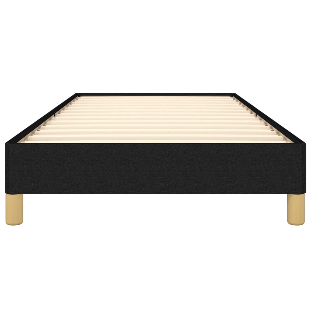 sengeramme uden madras 90x190 cm stof sort