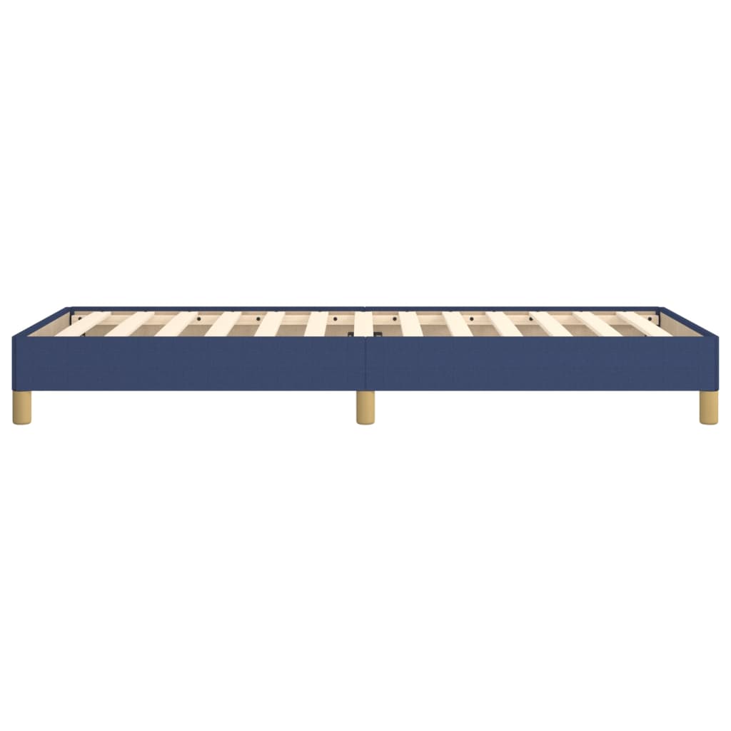sengeramme uden madras 90x190 cm stof blå