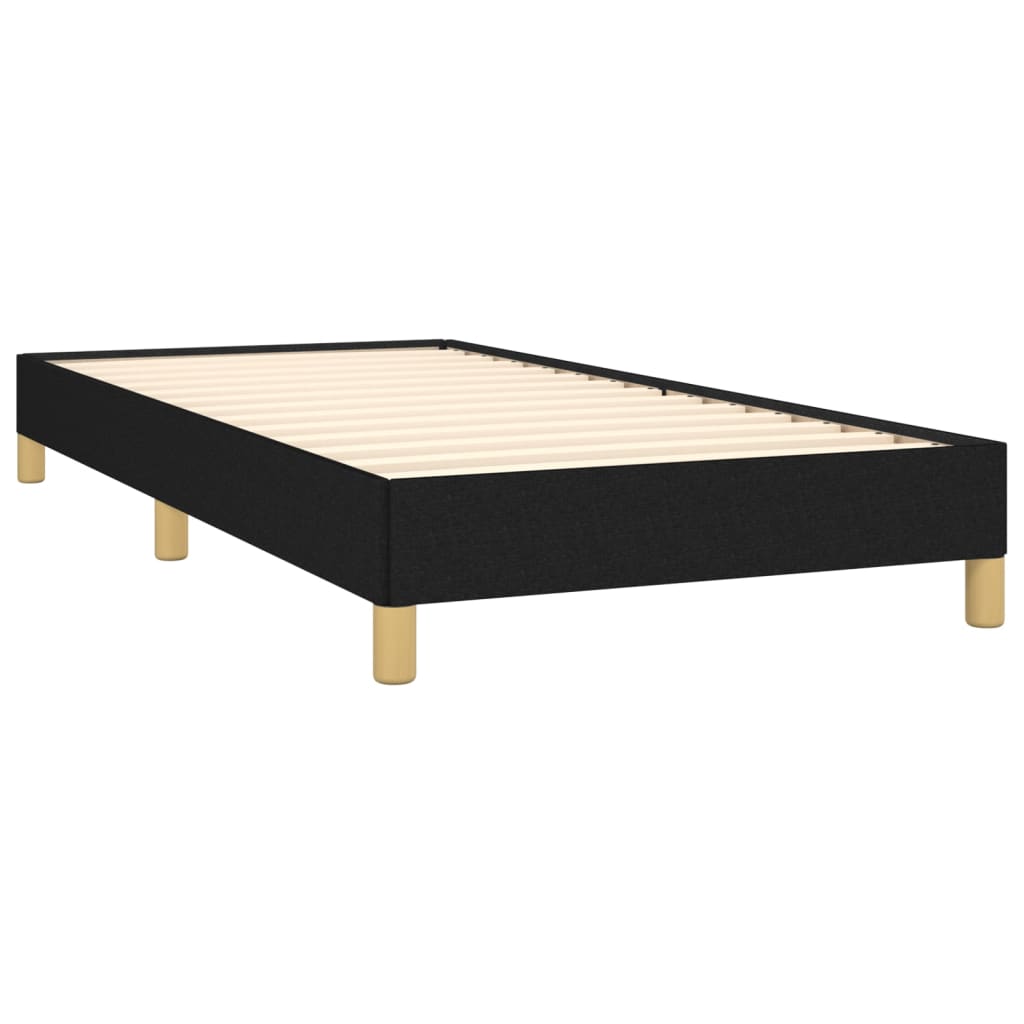 sengeramme uden madras 90x200 cm stof sort