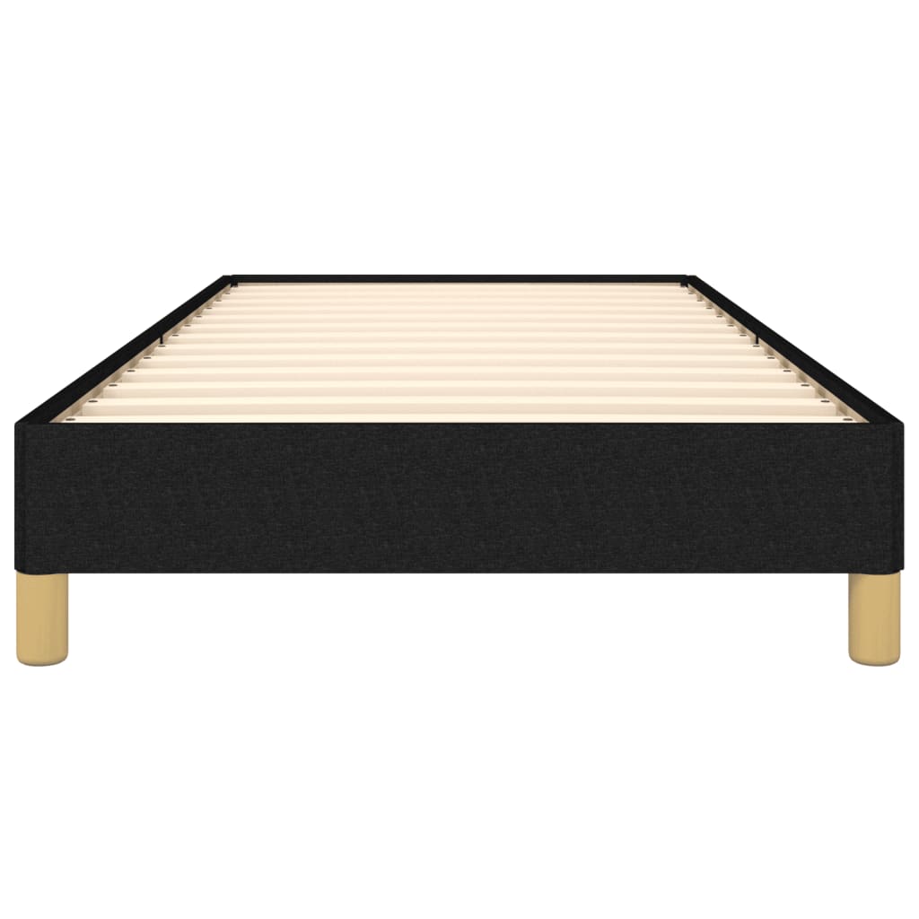 sengeramme uden madras 90x200 cm stof sort