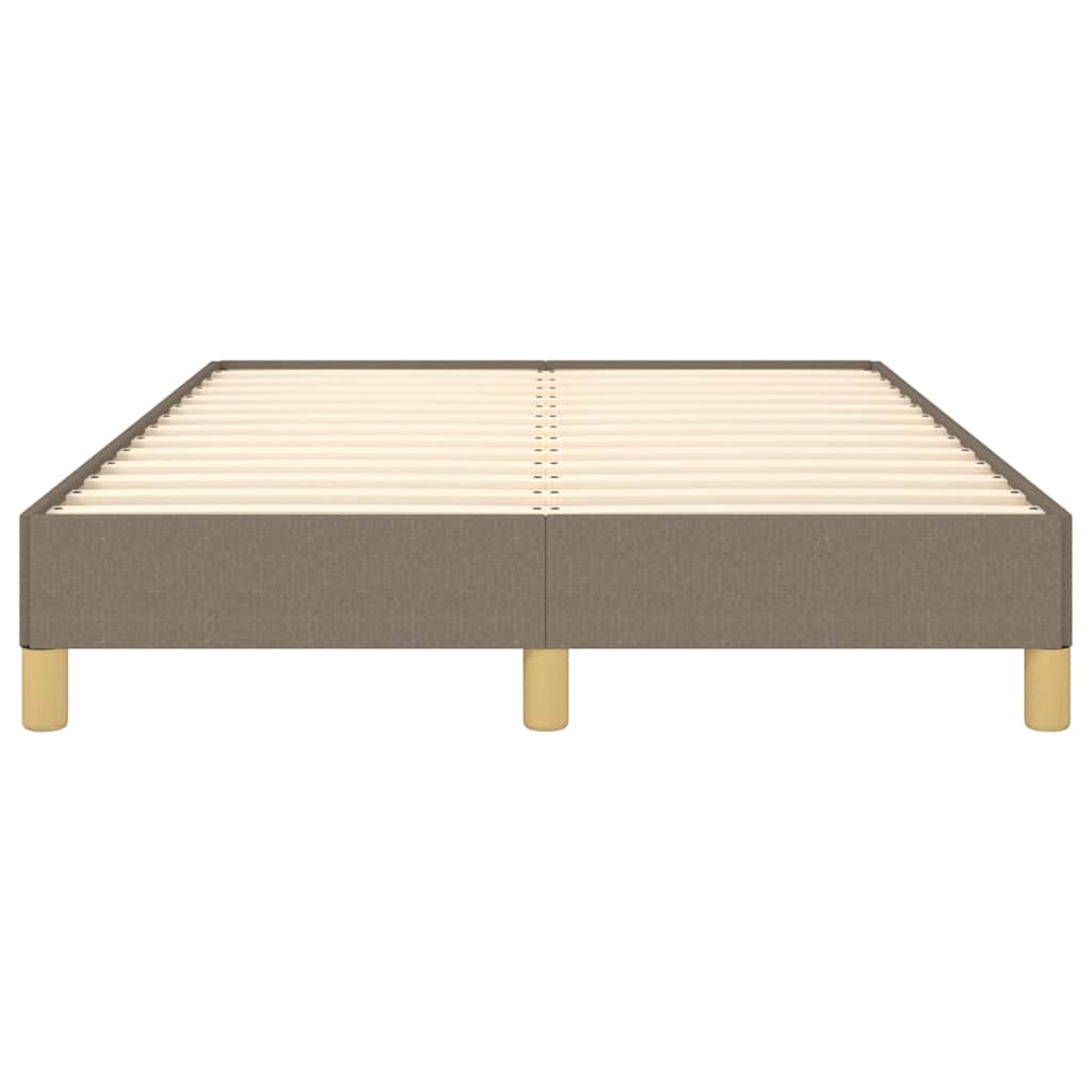 Sengeramme uden madras Taupe 120x200 cm Stof