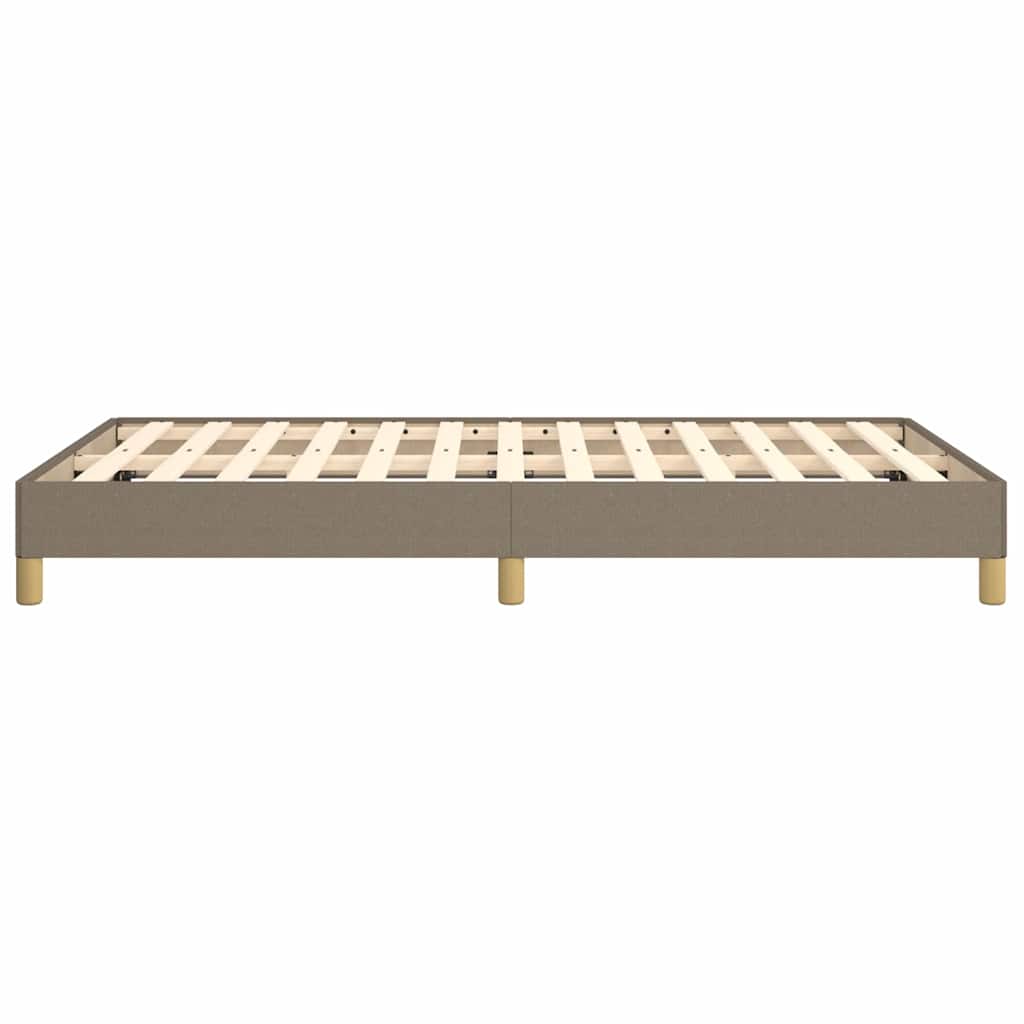 Sengeramme uden madras Taupe 120x200 cm Stof