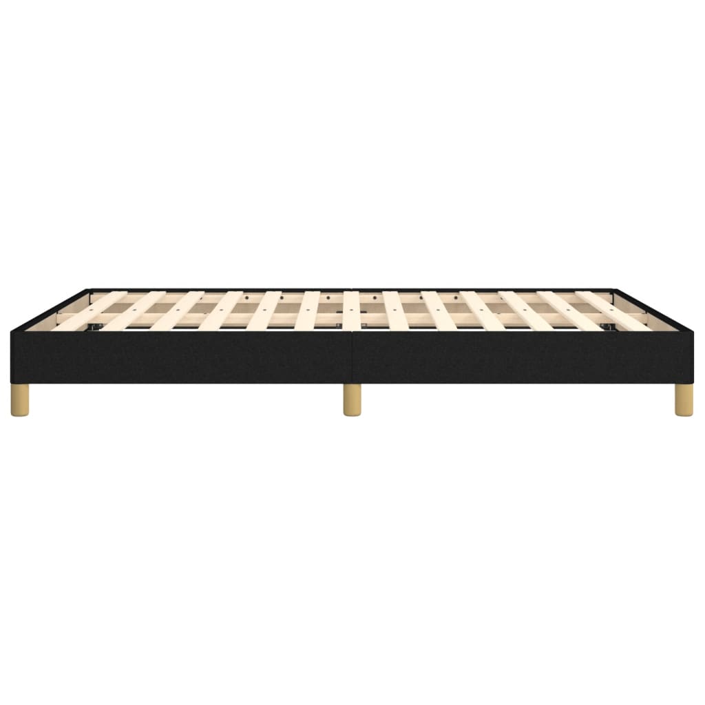 sengeramme uden madras 140x200 cm stof sort
