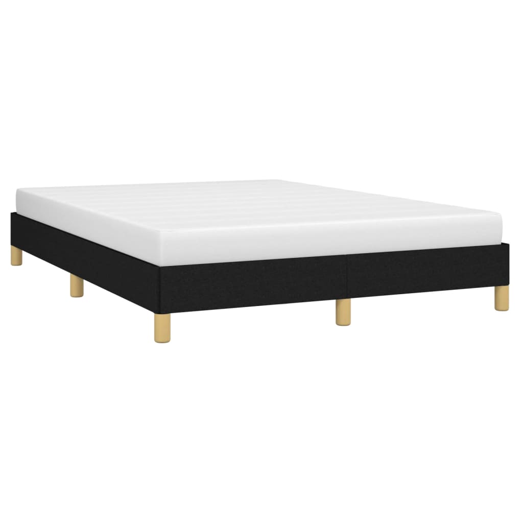 sengeramme uden madras 160x200 cm stof sort