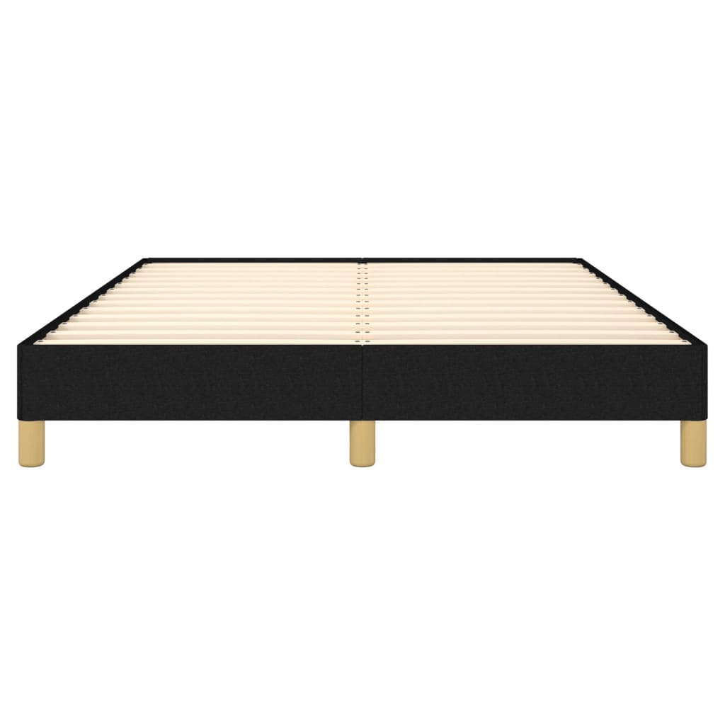 sengeramme uden madras 160x200 cm stof sort