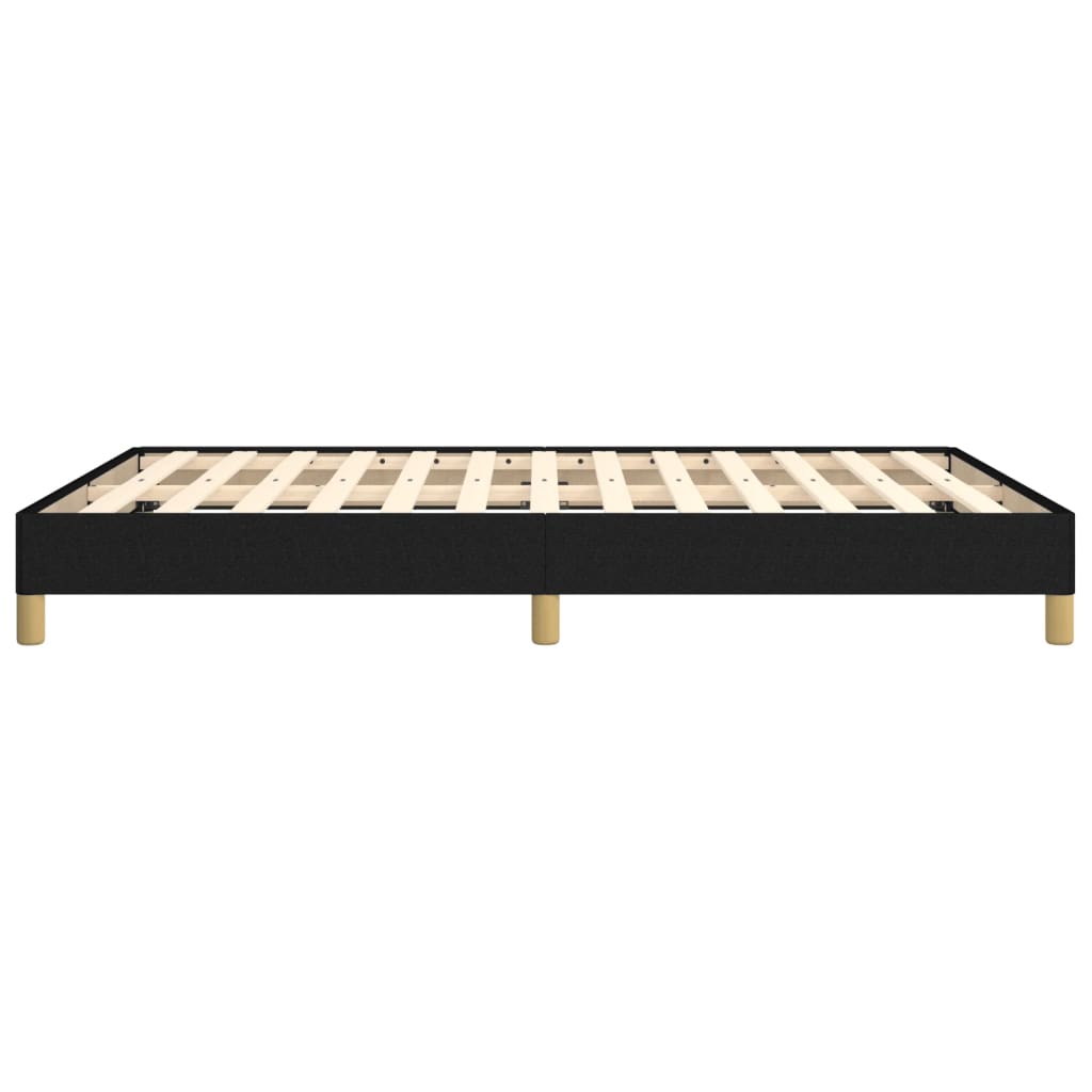 sengeramme uden madras 160x200 cm stof sort