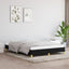 sengeramme uden madras 160x200 cm stof sort