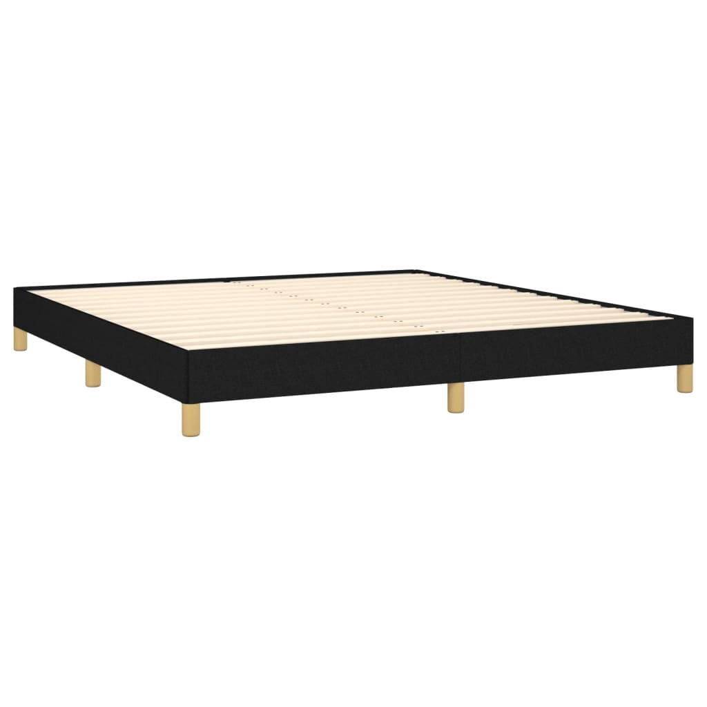 sengeramme uden madras 180x200 cm stof sort