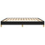 sengeramme uden madras 180x200 cm stof sort