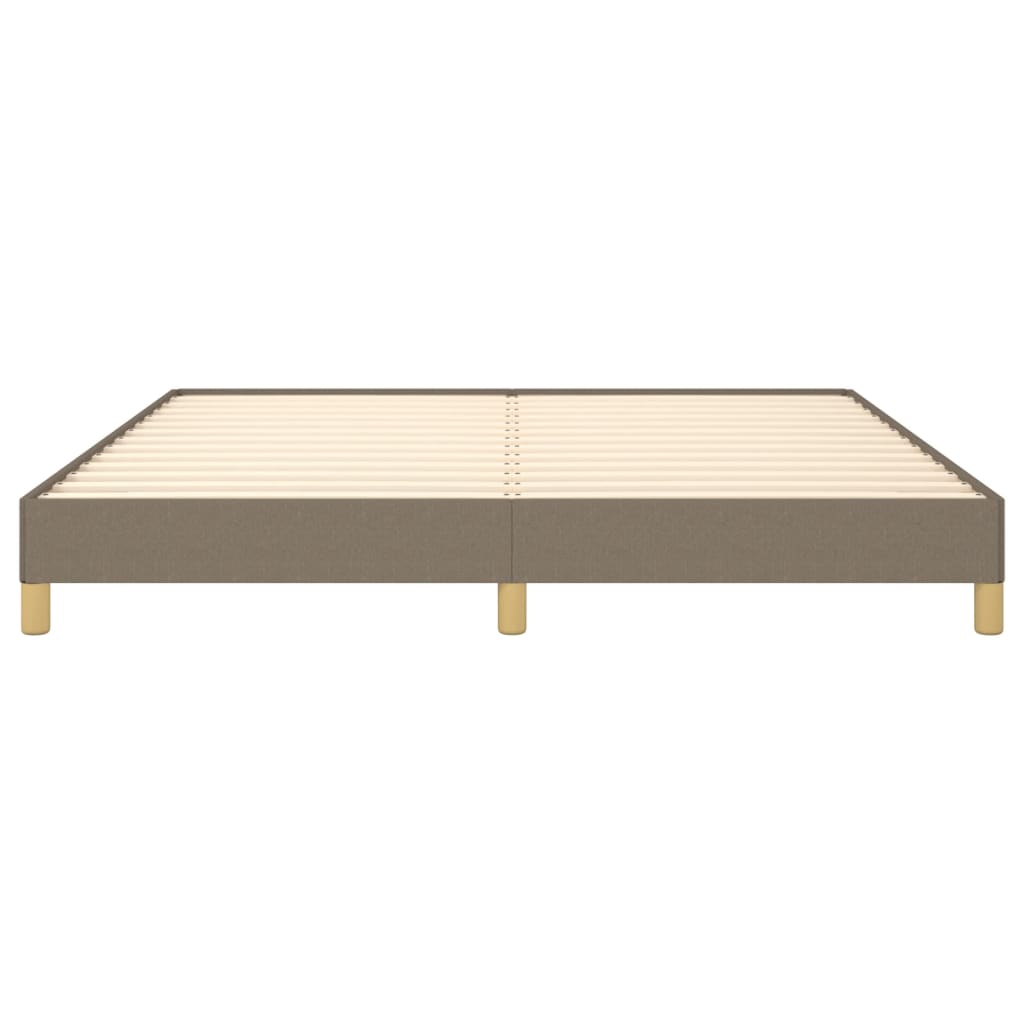 sengeramme uden madras 180x200 cm stof gråbrun