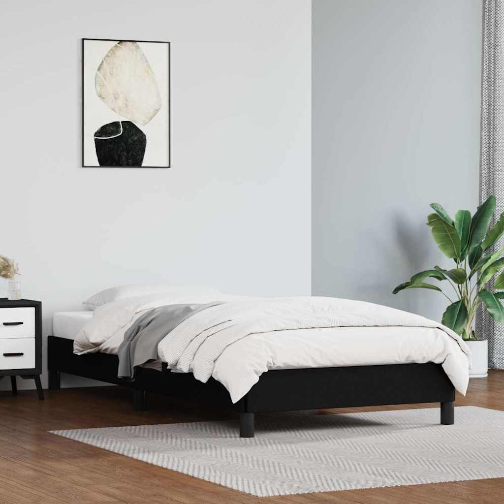 sengeramme 80x200 cm kunstlæder sort