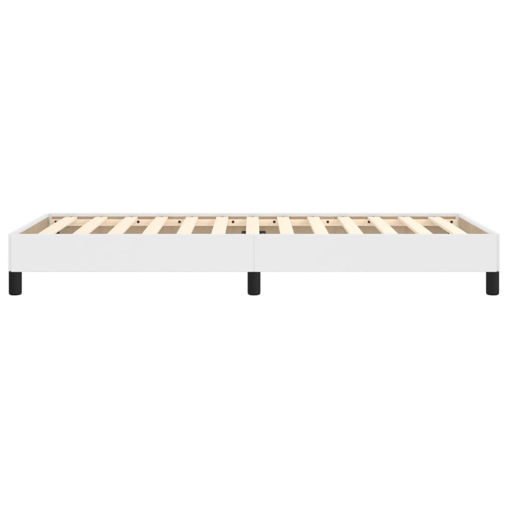 sengeramme 90x200 cm kunstlæder hvid