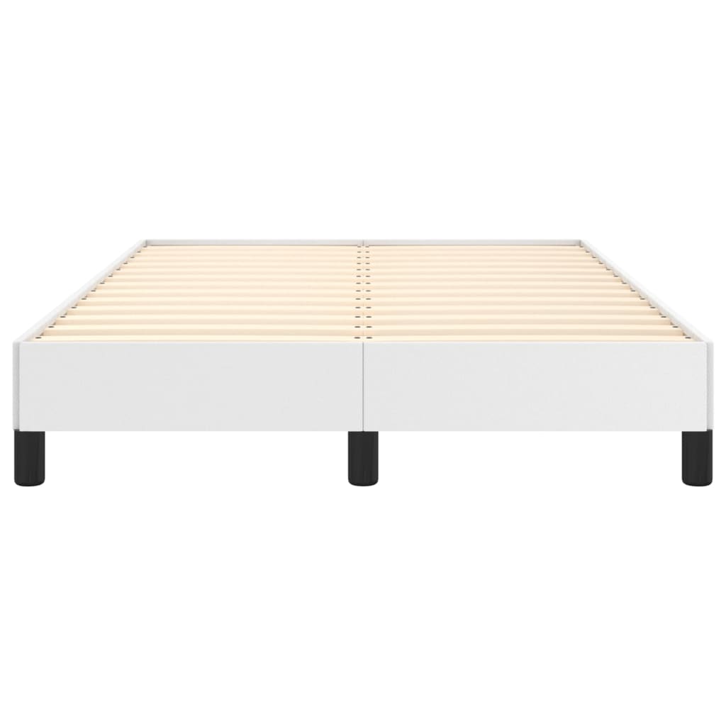 sengeramme 120x200 cm kunstlæder hvid