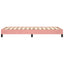 sengeramme 80x200 cm fløjl pink