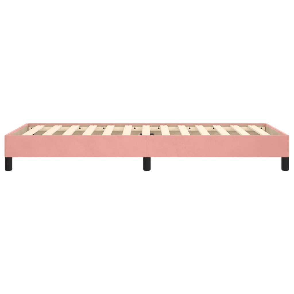 sengeramme 80x200 cm fløjl pink