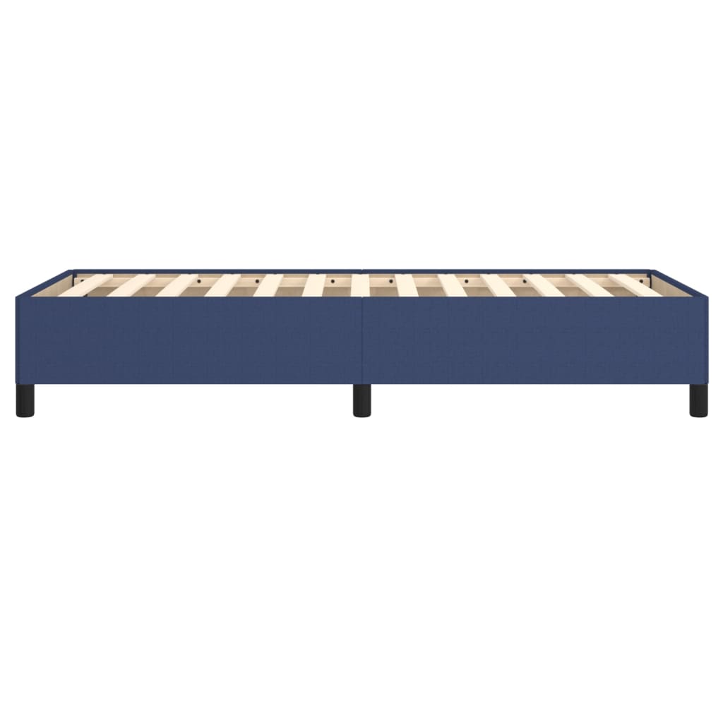 sengeramme uden madras 90x190 cm stof blå