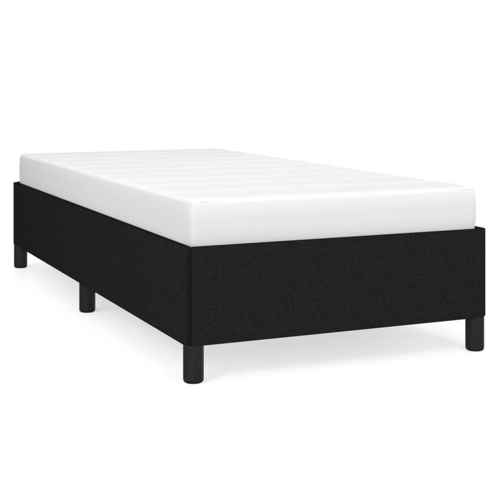 sengeramme uden madras 90x200 cm stof sort