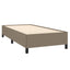 sengeramme uden madras 90x200 cm stof gråbrun