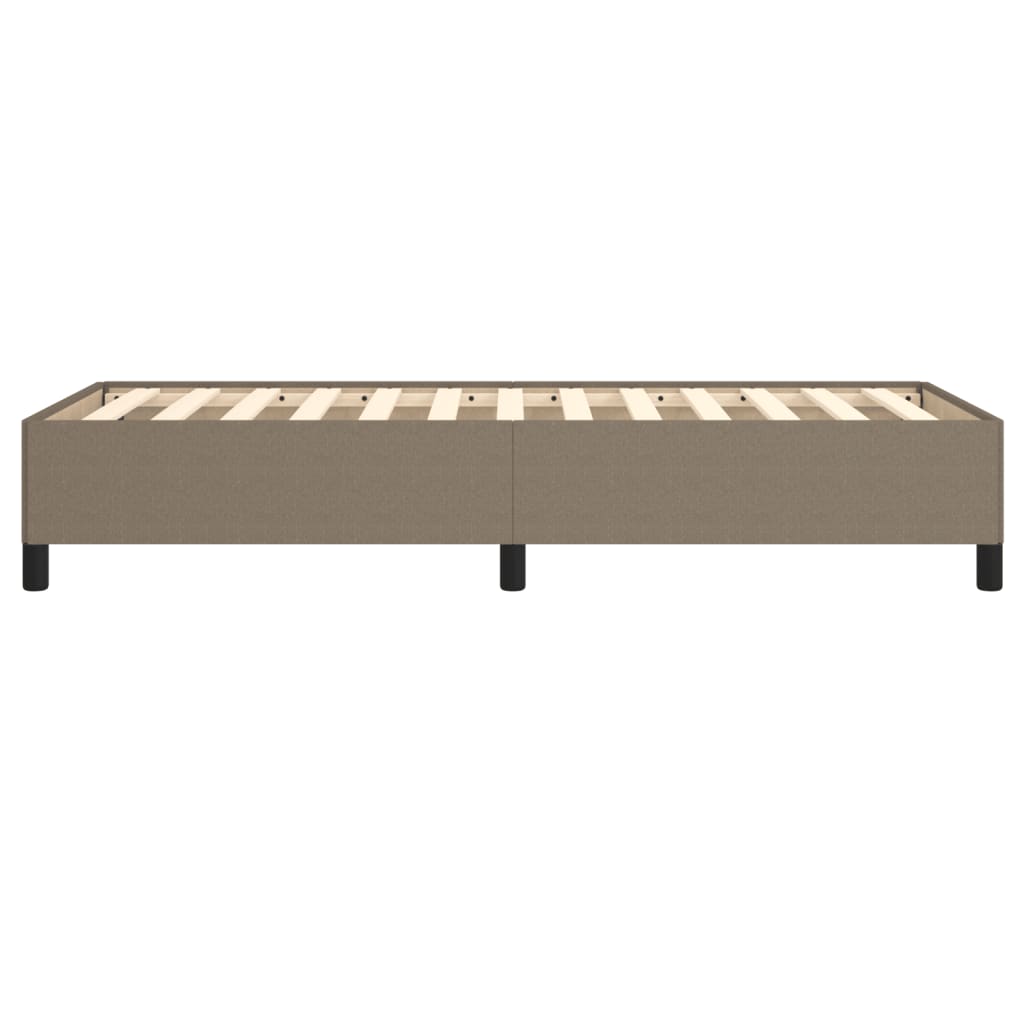 sengeramme uden madras 90x200 cm stof gråbrun
