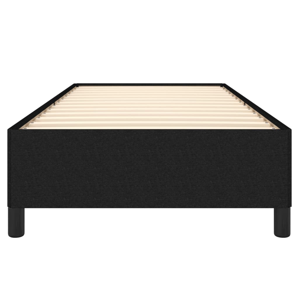 Sengeramme uden madras Sort 100x200 cm Stof
