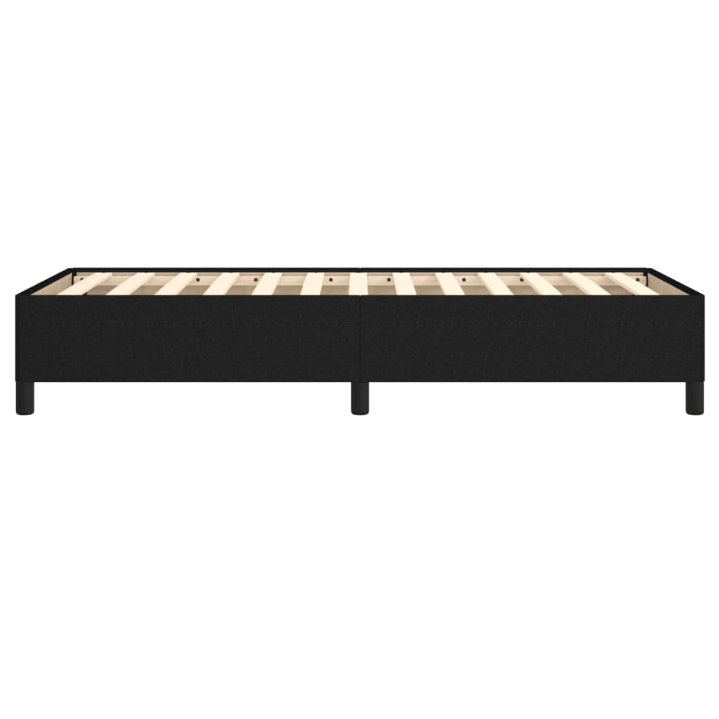 Sengeramme uden madras Sort 100x200 cm Stof